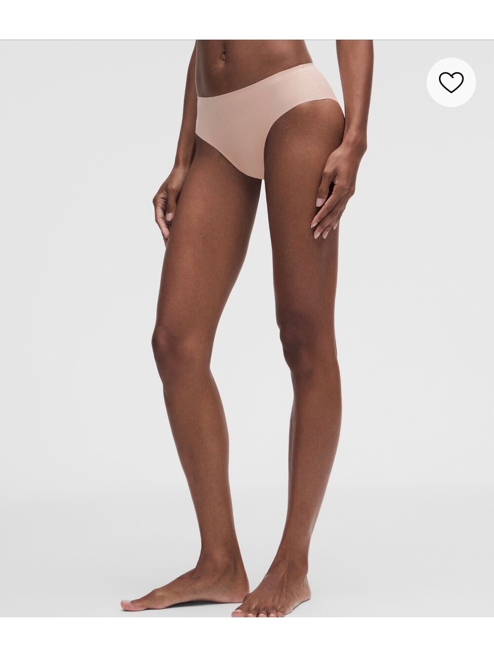 Lululemon InvisiWear High-Rise Bikini Underwear Size L/G in Mink NWT